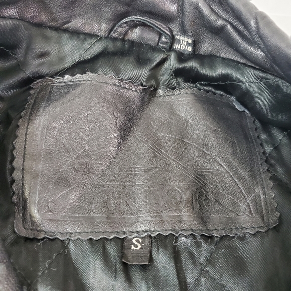 American Armor Men's Leather Jacket Size Small - Picture 4 of 8